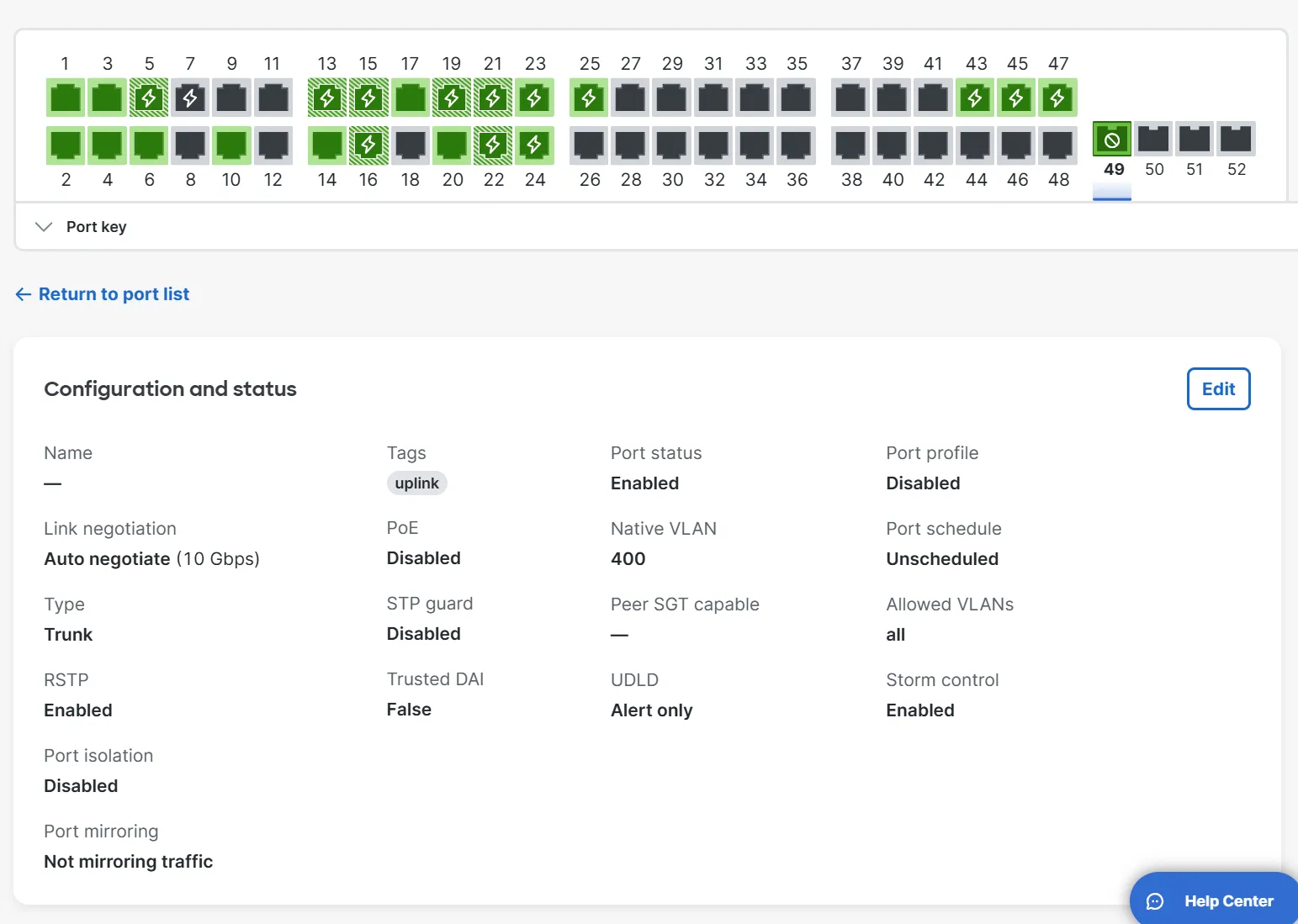 Configuration VLANs sur Meraki Dashboard